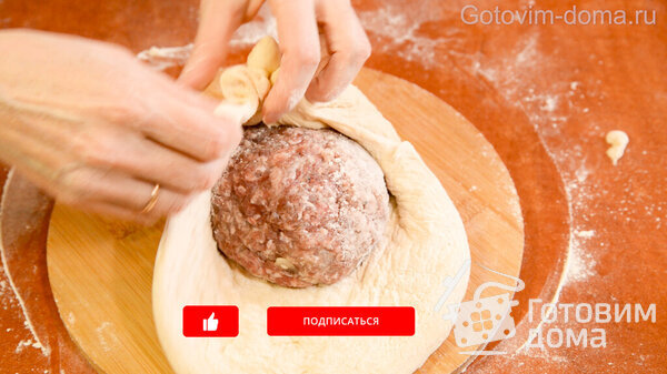 Фыдджын (осетинские пироги с мясом) фото к рецепту 8
