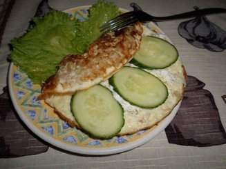 Овсяноблин или овсянка с яйцами по-новому