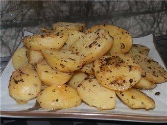 Печеный картофель "По-кипрски"
