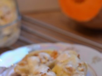 Каннеллони с индюшатиной и тыквой