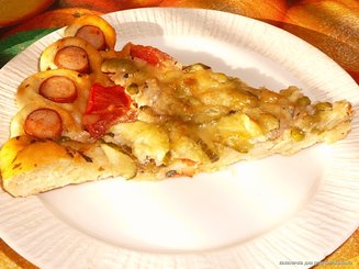 Пицца с вкусным краешком