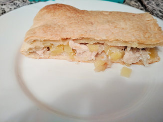 Пирог с курицей и картофелем