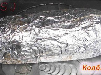 Домашняя вареная колбаса из курицы