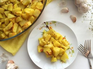Запеченный картофель с горчицей