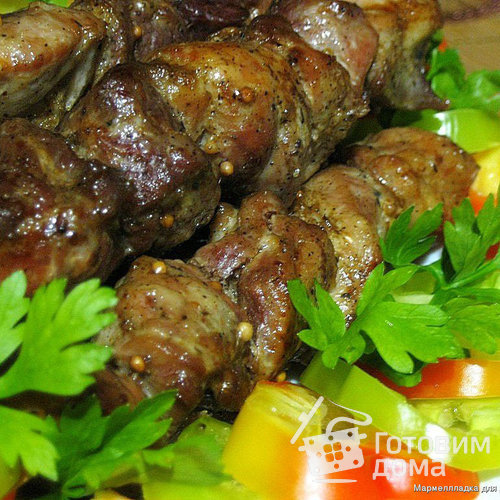 Шашлычки из свинины в пивном маринаде