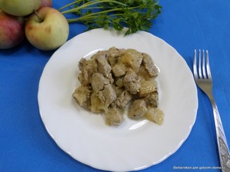 Свинина с яблоками по-тоскански