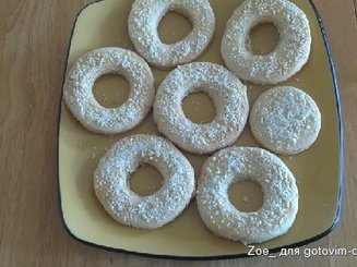 Песочное кольцо с арахисом