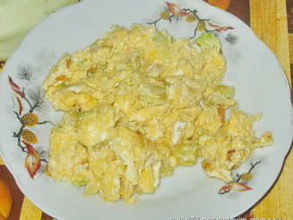 Омлет с кабачками