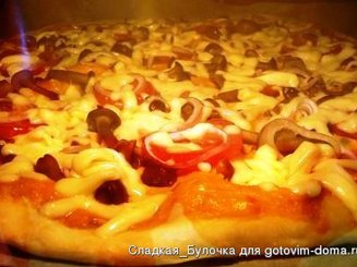 Пресное тесто на кефире "впрок" (для пирожков, чебуреков, пиццы)