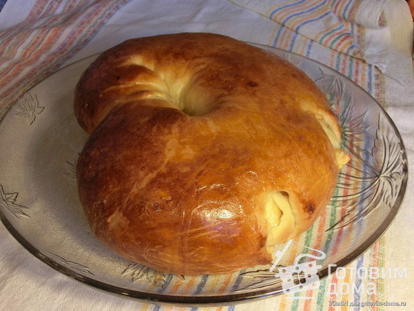 Шведский яблочный пирог с ромовой глазурью фото к рецепту 1