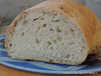 Картофельный хлеб с тыквенными семечками