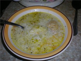 Куриный суп с "подбойкой"