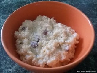 Пшенная каша с творогом