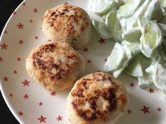 Куриные котлеты с творогом
